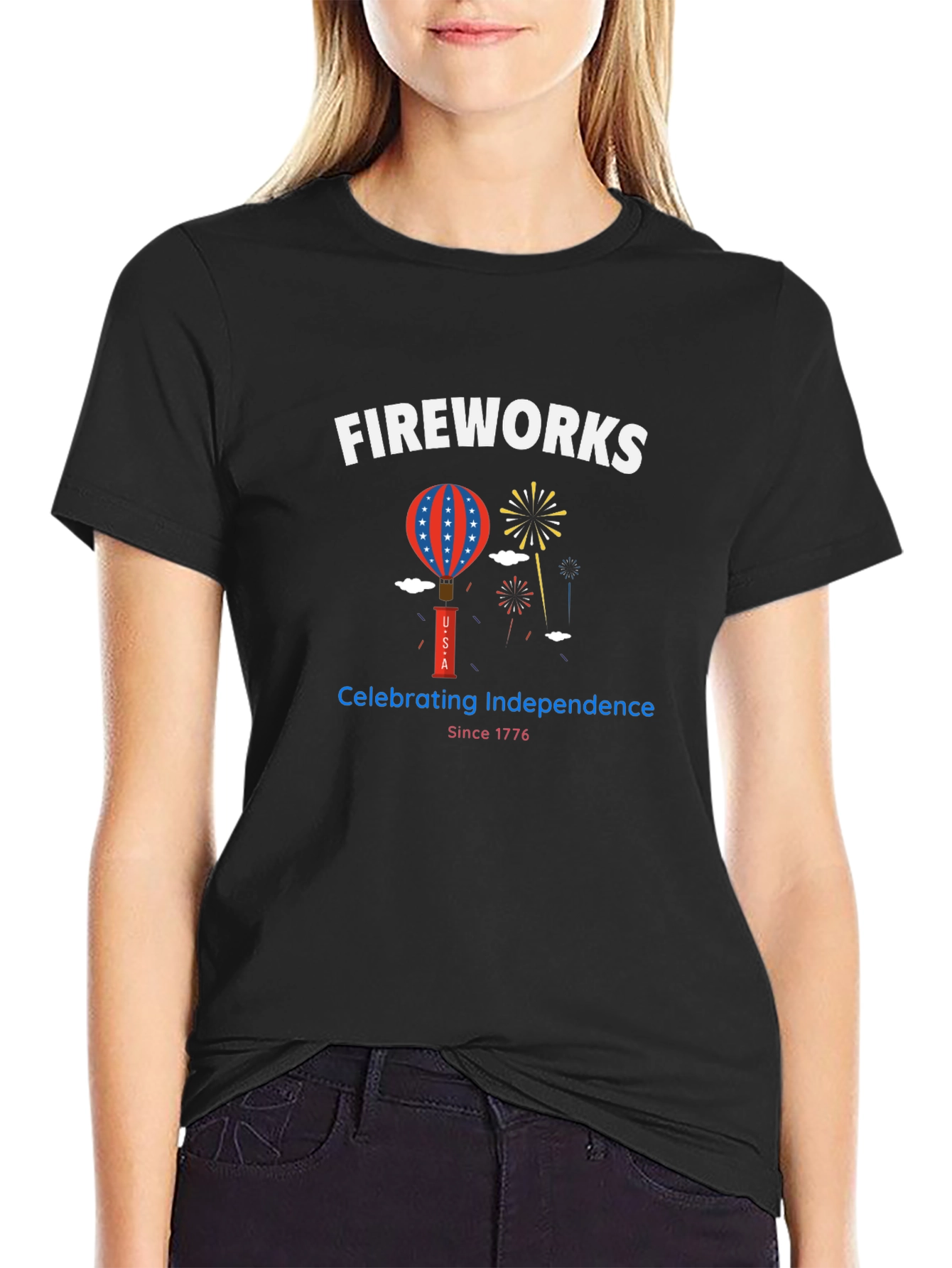Fireworks Independence Day Tee