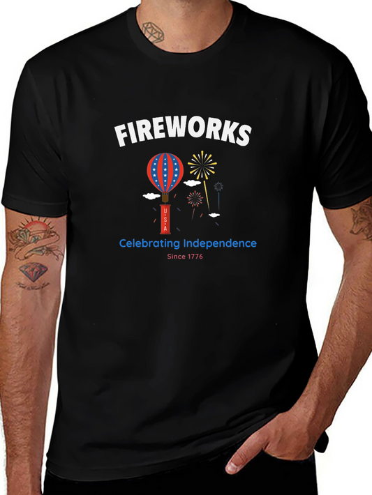 Fireworks Independence Day Tee