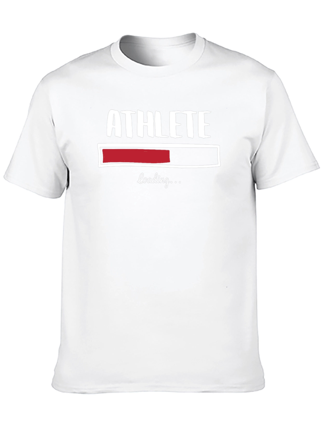 Athlete Loading Funny Graphic Tee - Black
