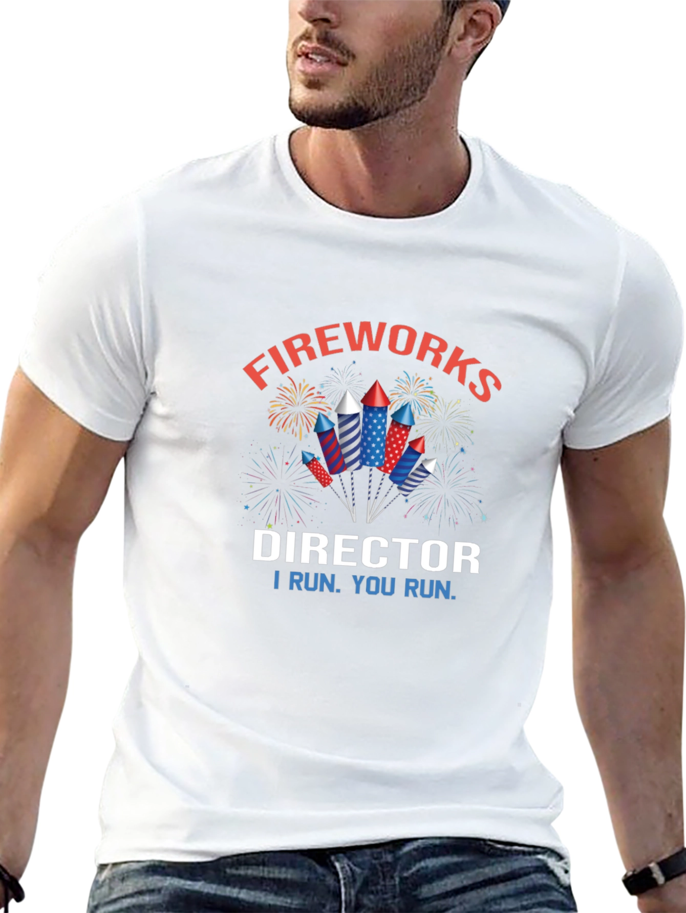 Fireworks Director Graphic T-Shirt