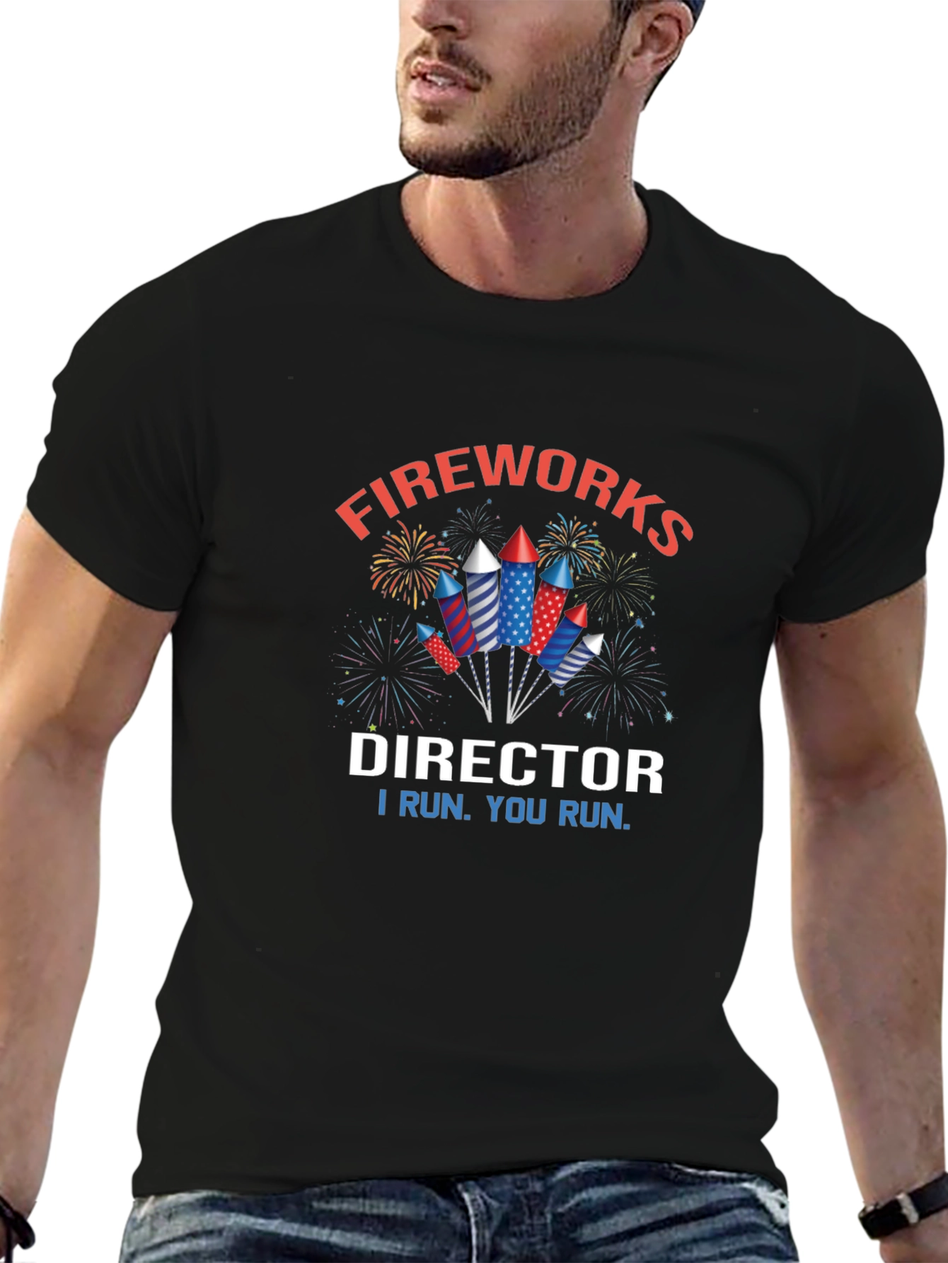 Fireworks Director Graphic T-Shirt