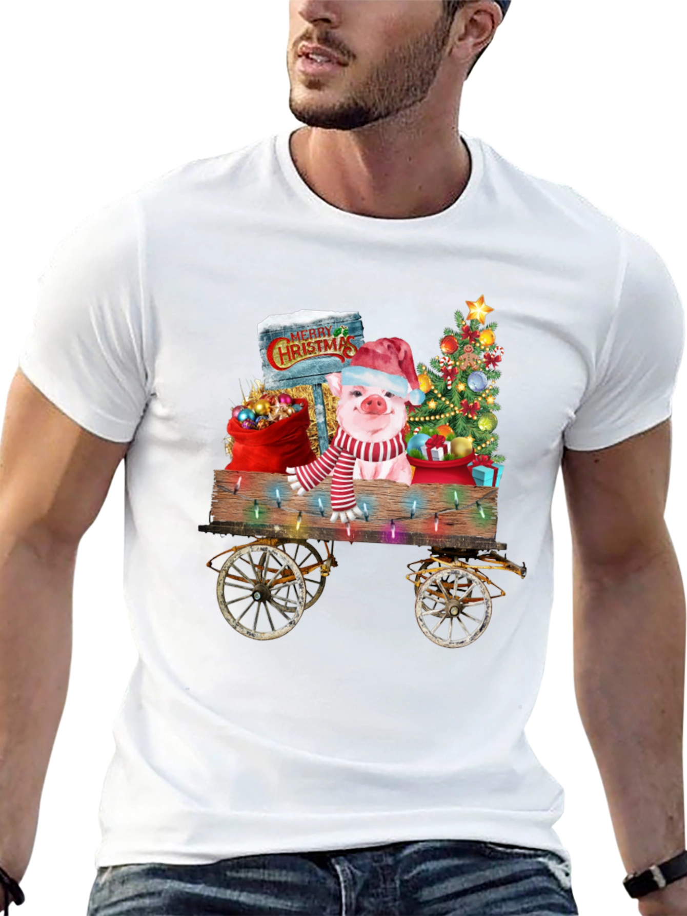 Festive Piglet Christmas T-Shirt
