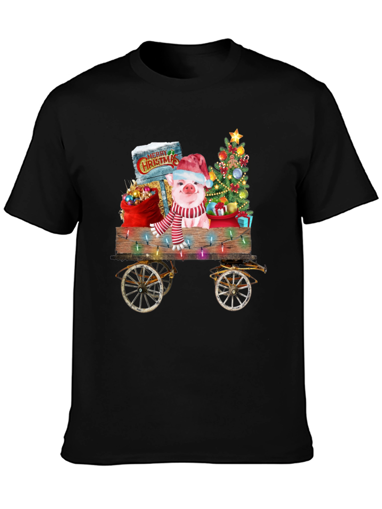 Festive Piglet Christmas T-Shirt