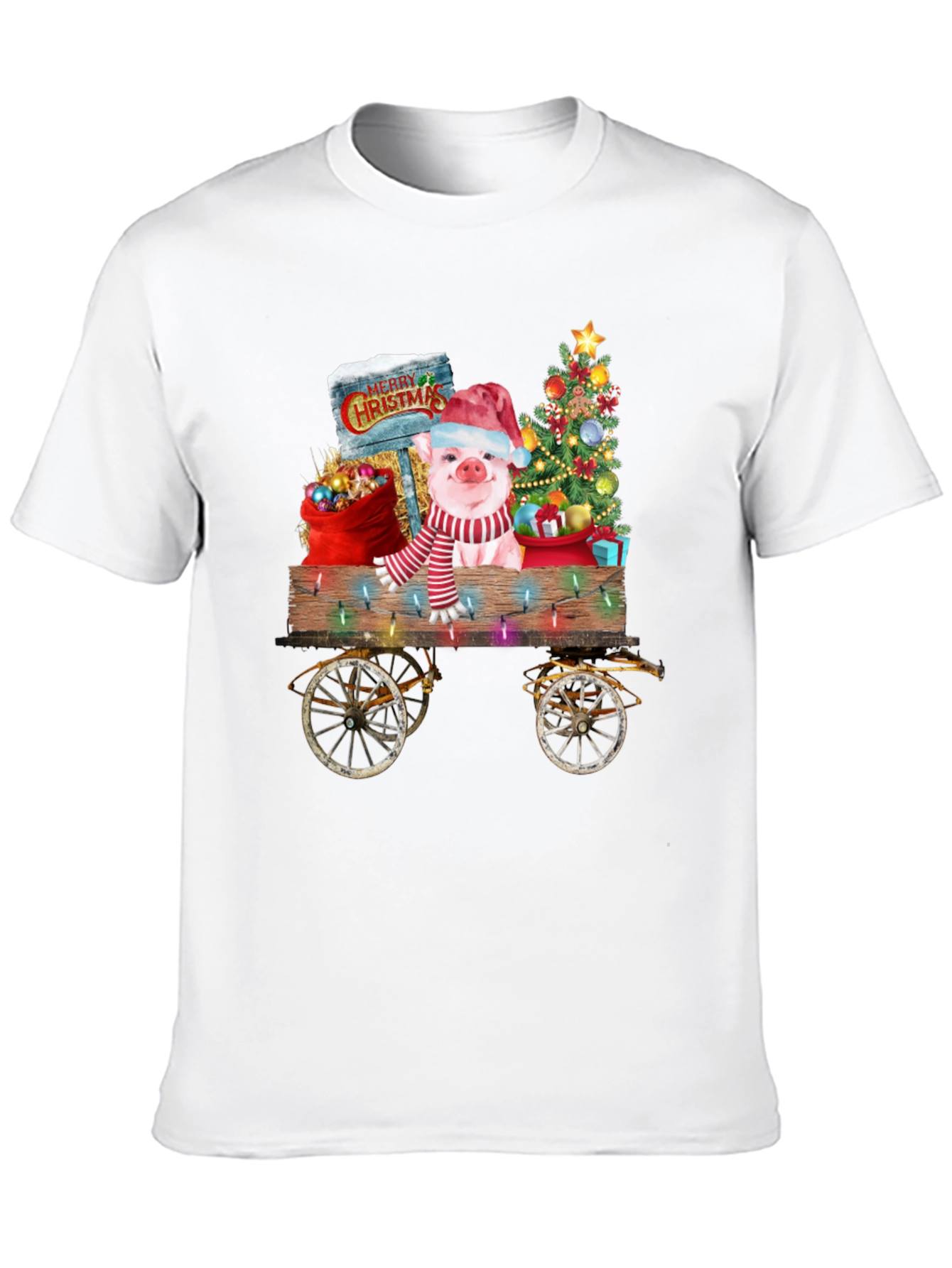 Festive Piglet Christmas T-Shirt