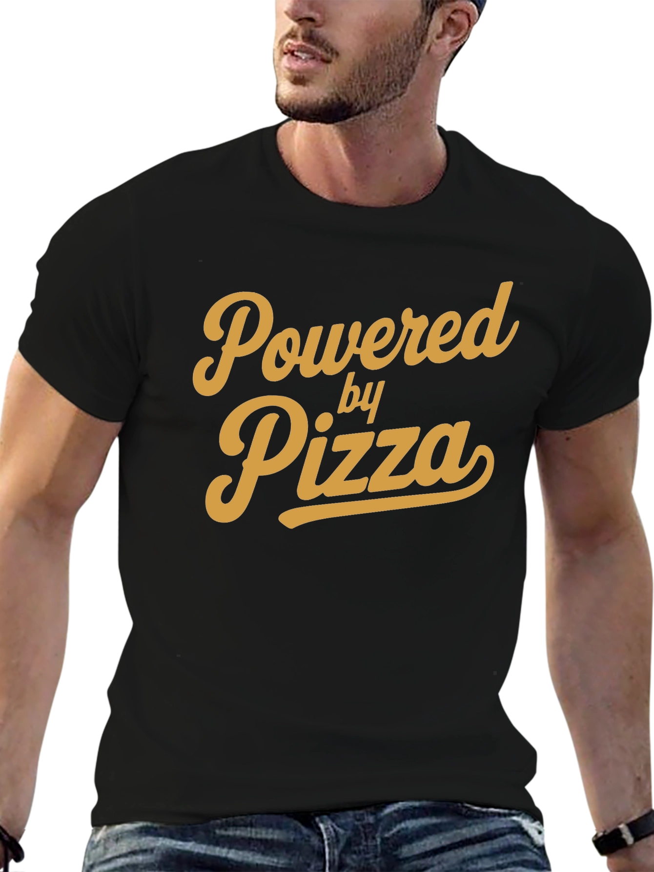 Powered by Pizza - Graphic T-Shirt