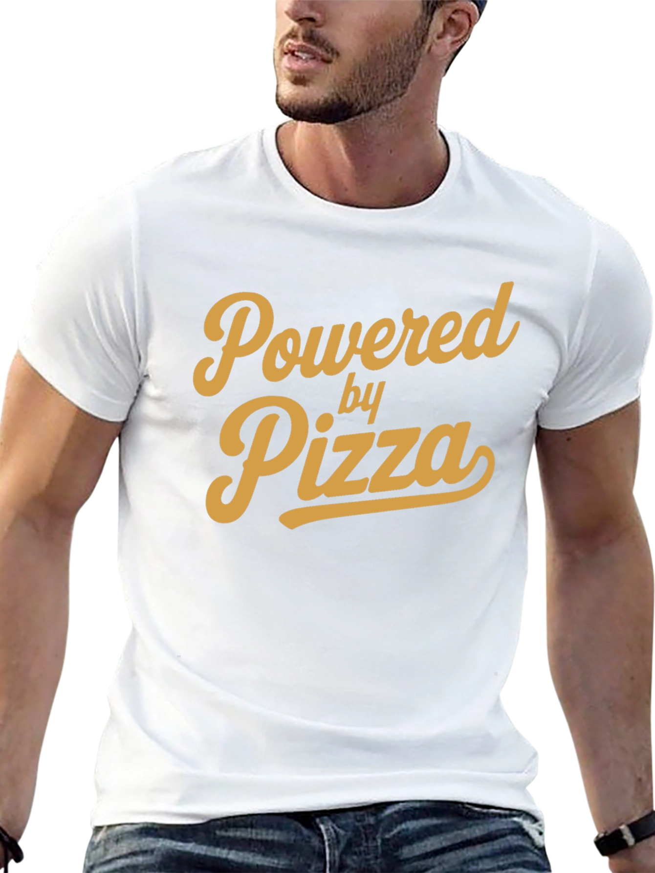 Powered by Pizza - Graphic T-Shirt
