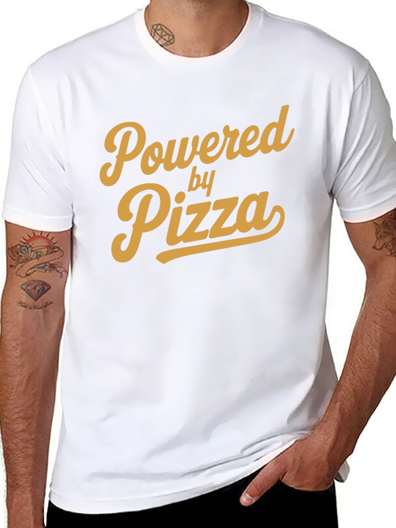 Powered by Pizza - Graphic T-Shirt