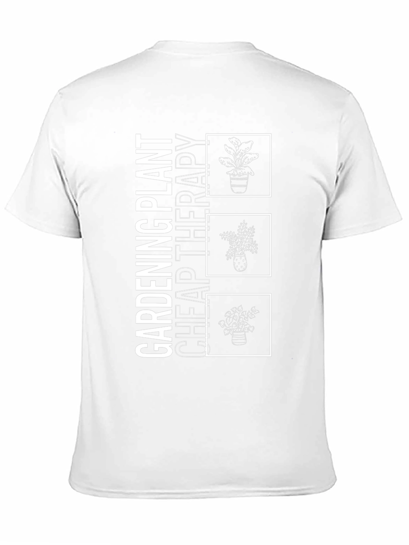 Gardening Plant Cheap Therapy Graphic T-Shirt