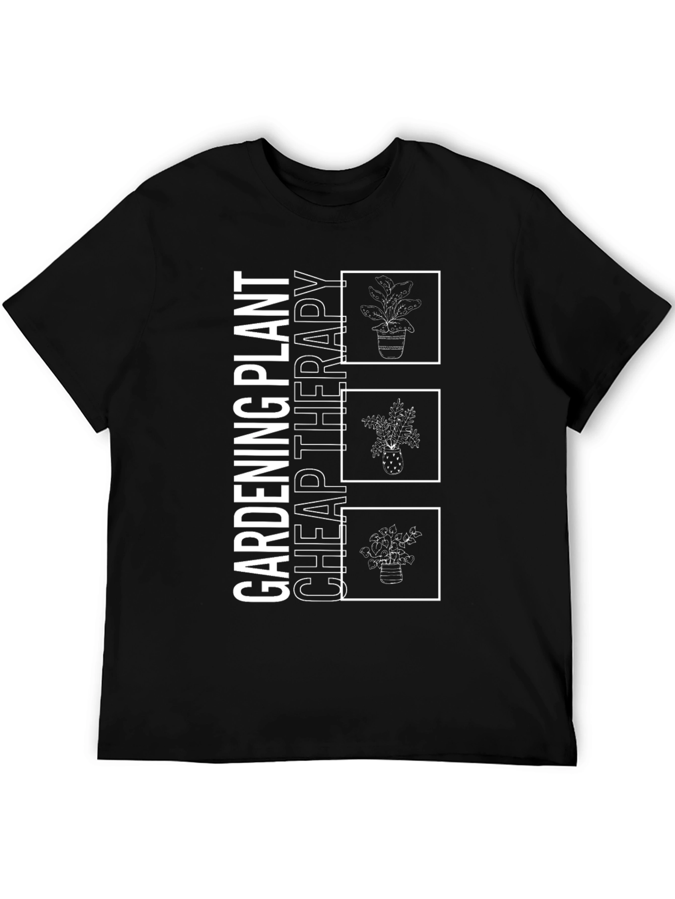 Gardening Plant Cheap Therapy Graphic T-Shirt
