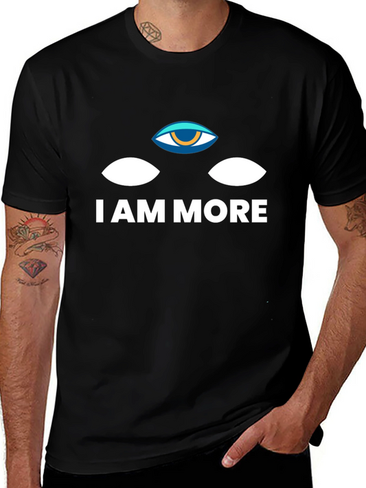 I AM MORE Graphic T-Shirt - Black Crew Neck