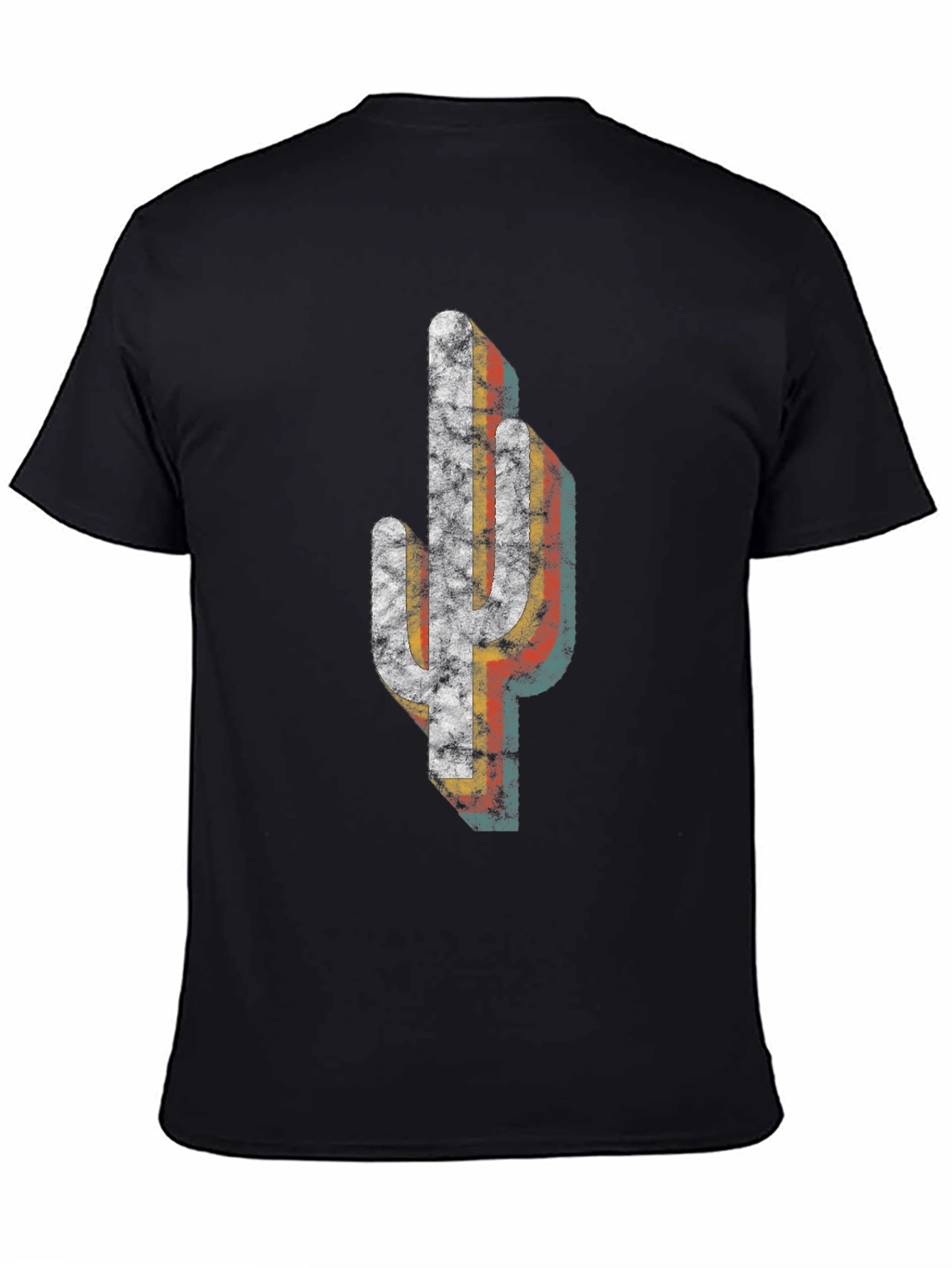 Retro Cactus Graphic Tee - Desert Style