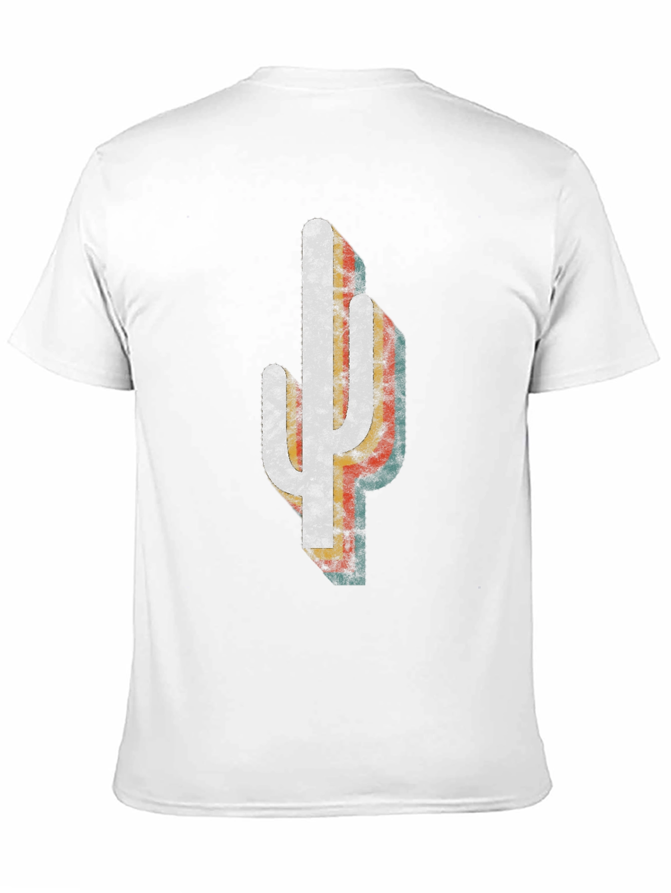 Retro Cactus Graphic Tee - Desert Style