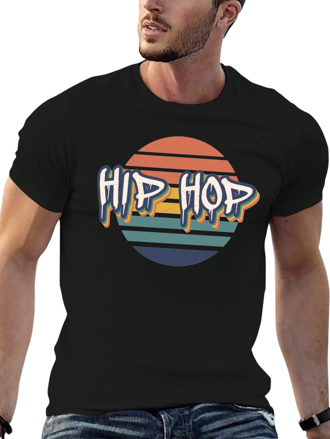 Retro Hip Hop Graphic T-Shirt