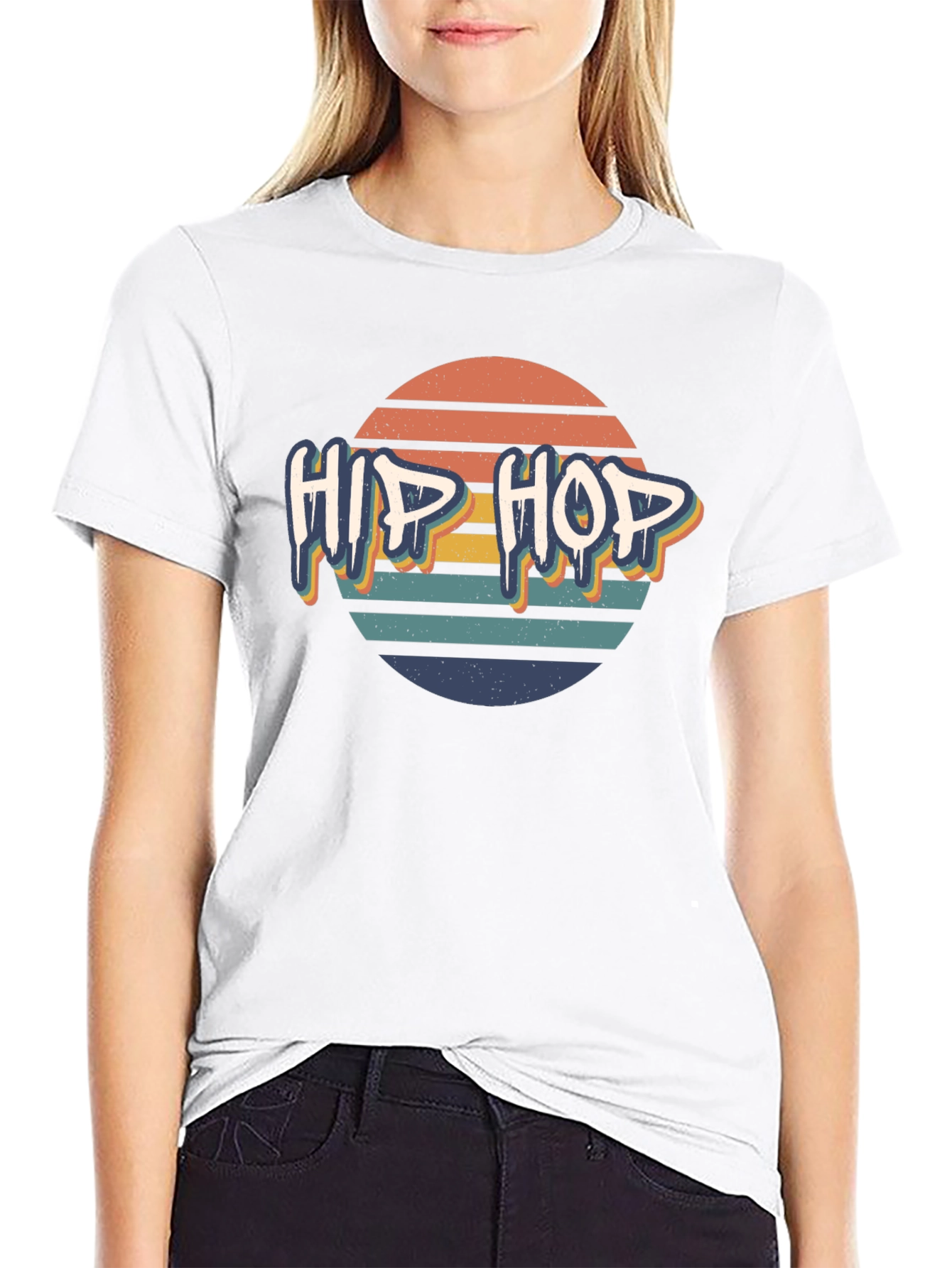 Retro Hip Hop Graphic T-Shirt