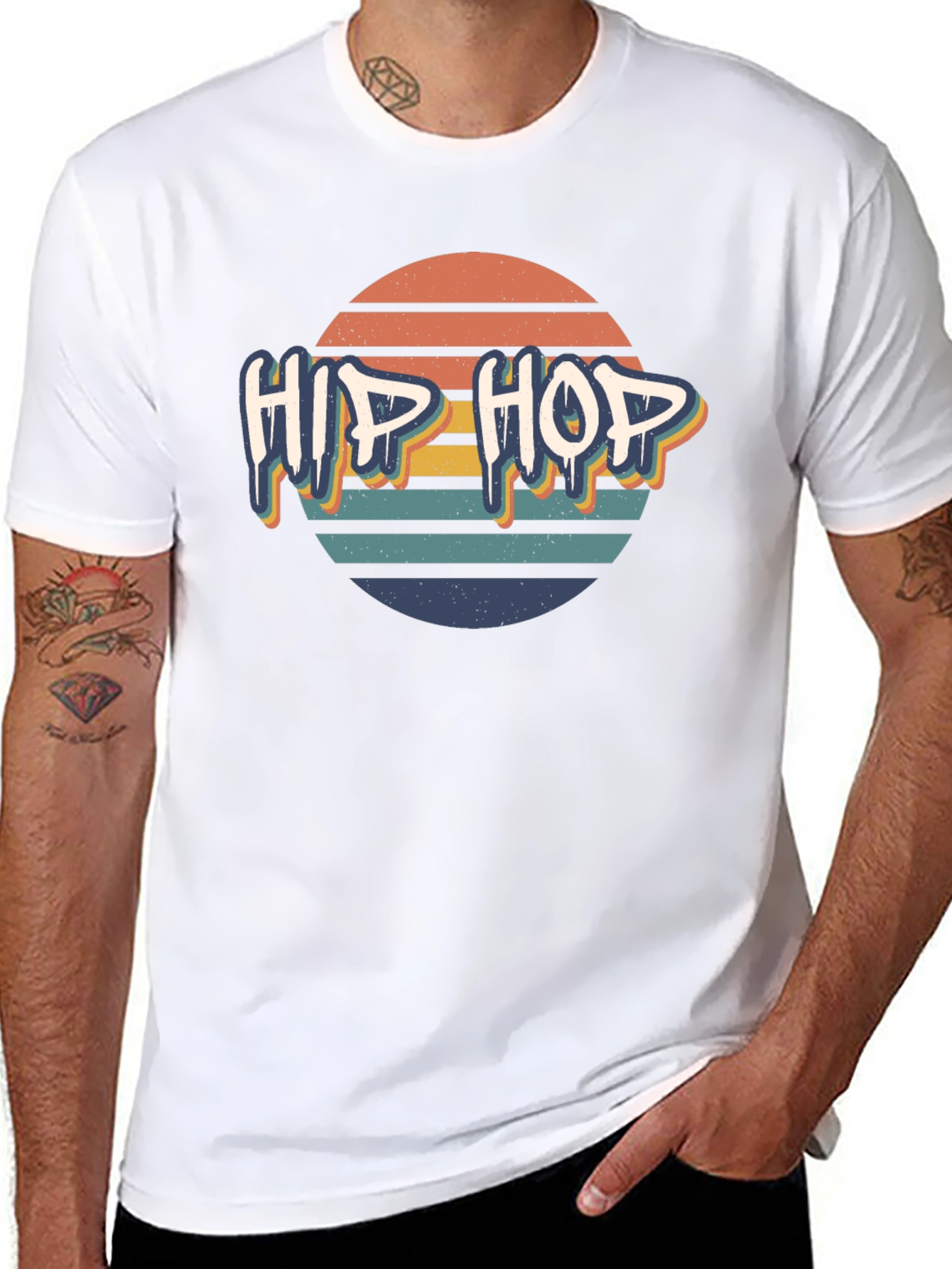 Retro Hip Hop Graphic T-Shirt