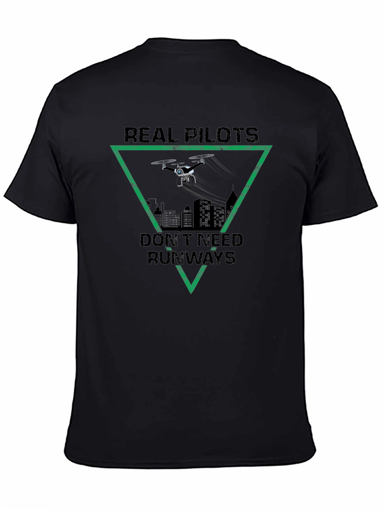 Real Pilots Dont Need Runways T-Shirt