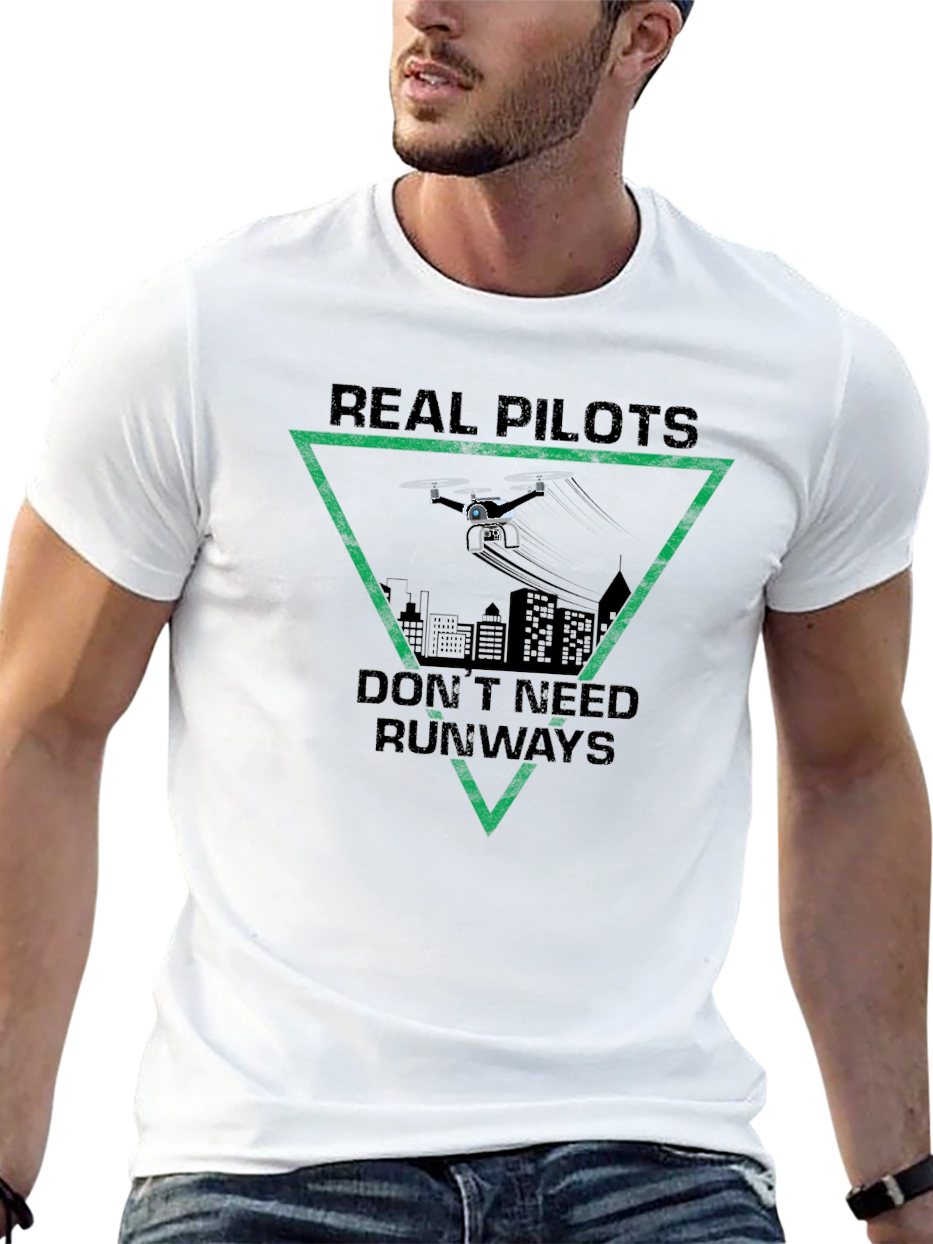 Real Pilots Dont Need Runways T-Shirt
