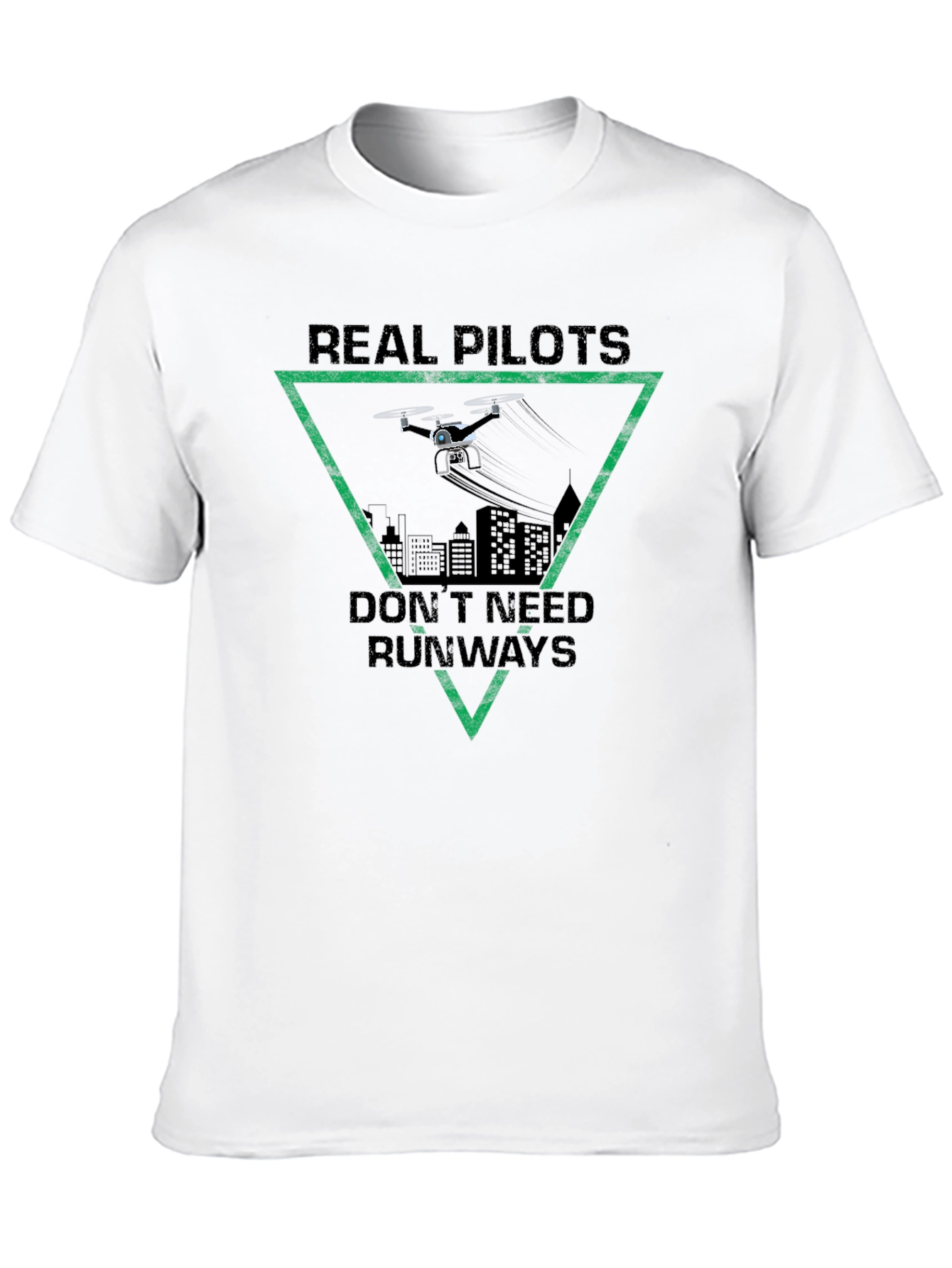 Real Pilots Dont Need Runways T-Shirt