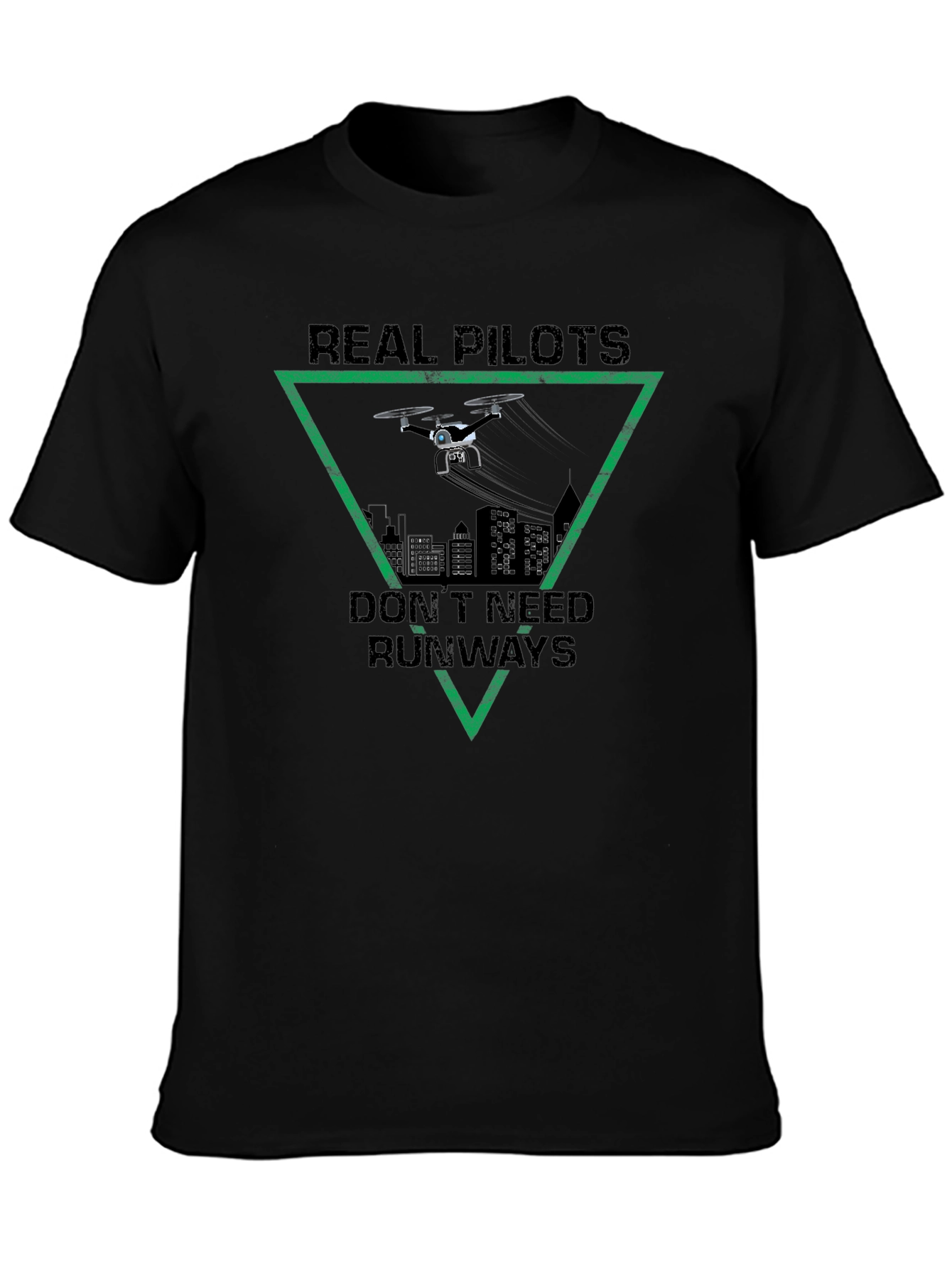 Real Pilots Dont Need Runways T-Shirt