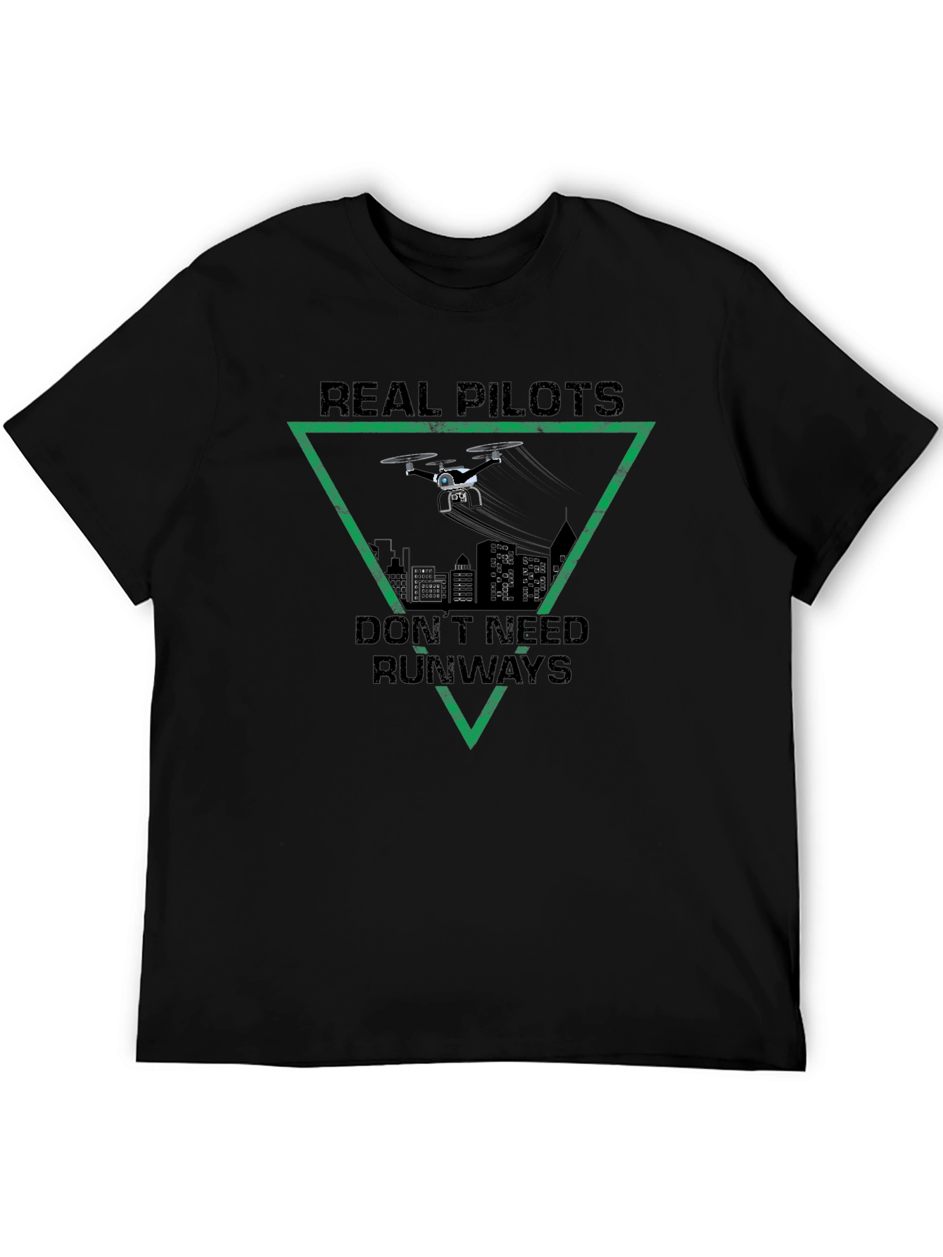 Real Pilots Dont Need Runways T-Shirt