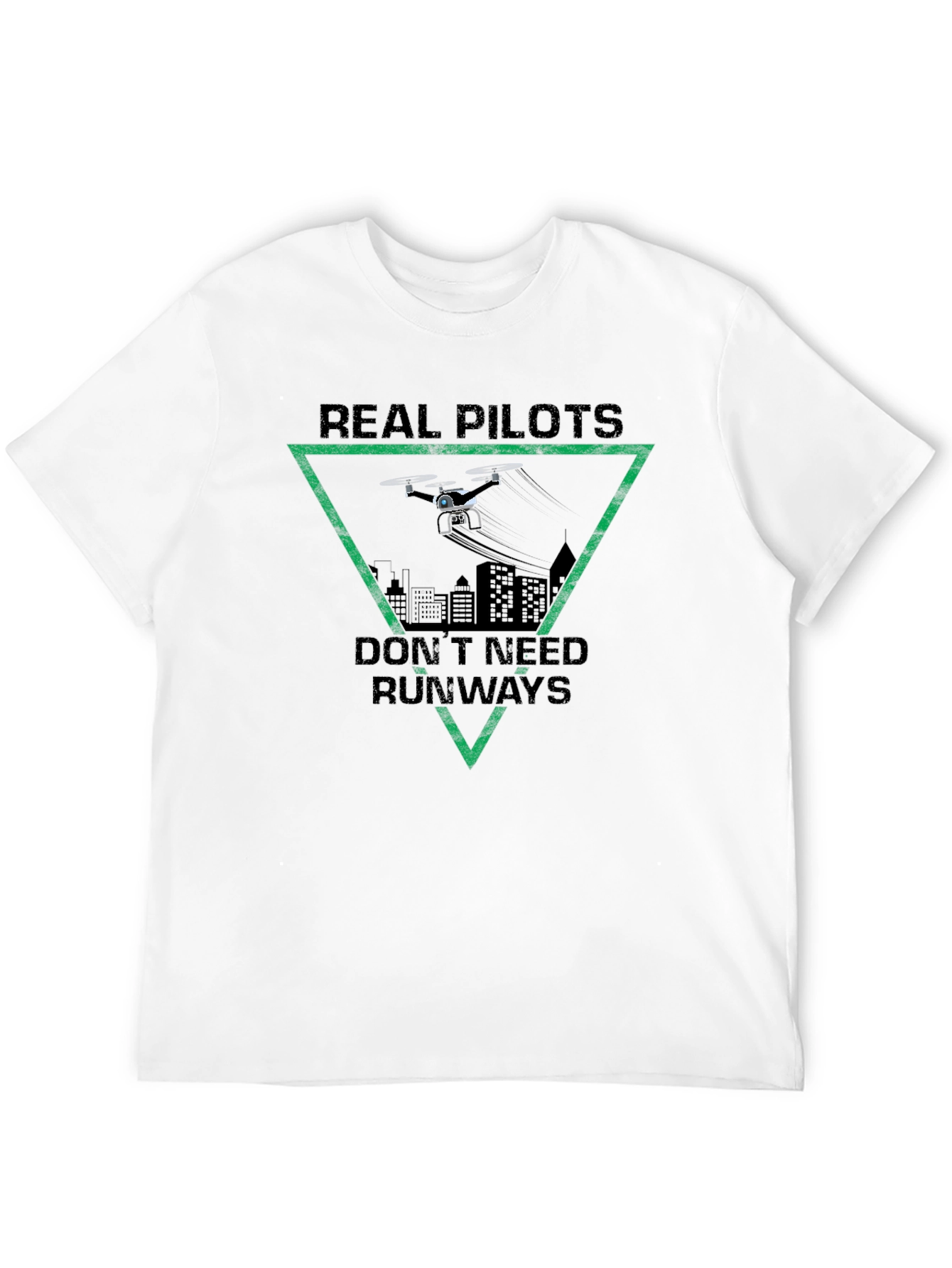 Real Pilots Dont Need Runways T-Shirt