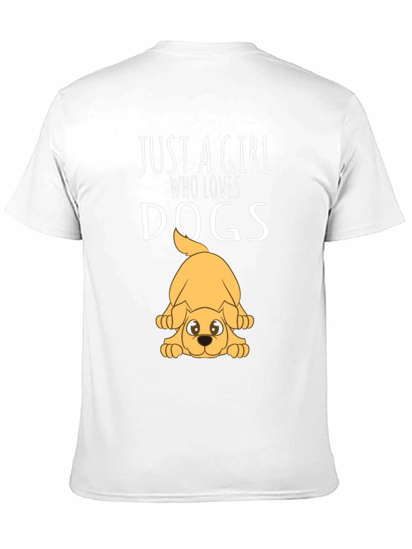 Girl Who Loves Dogs Graphic T-Shirt