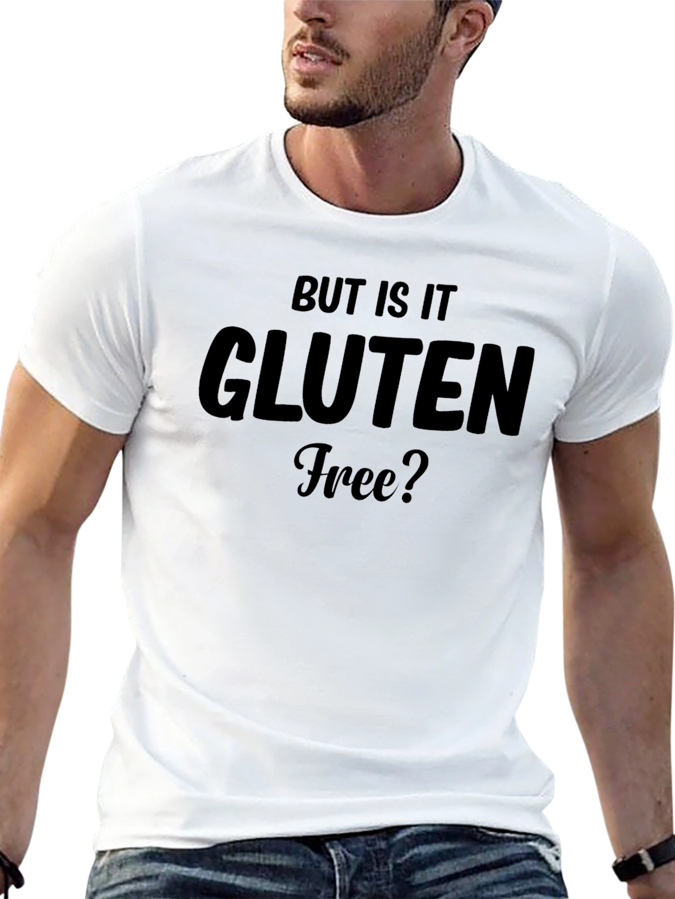 But Is It Gluten Free? Black T-Shirt