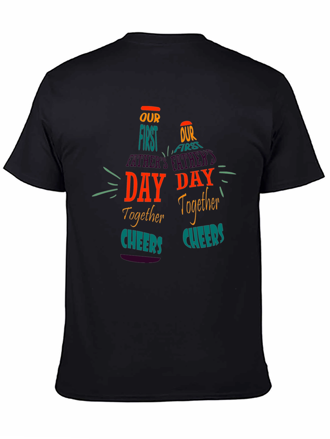 Our First Day Together T-Shirt | Black