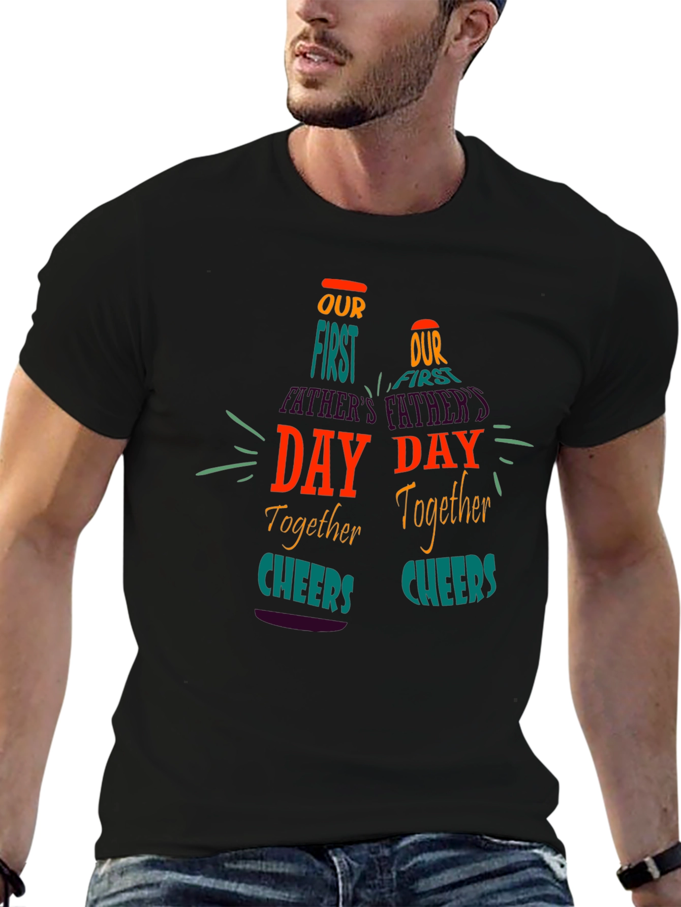Our First Day Together T-Shirt | Black