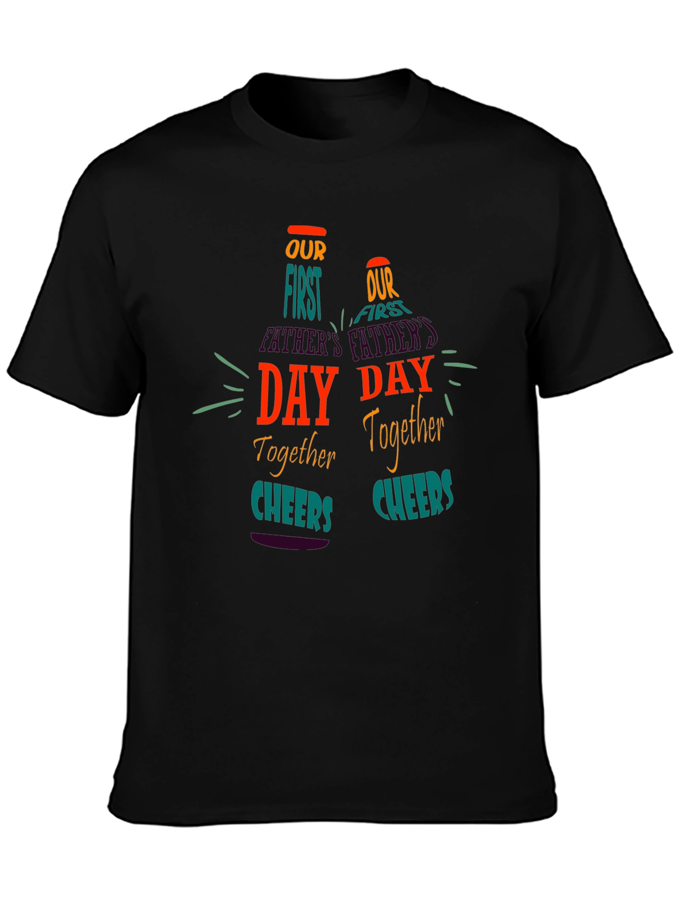 Our First Day Together T-Shirt | Black