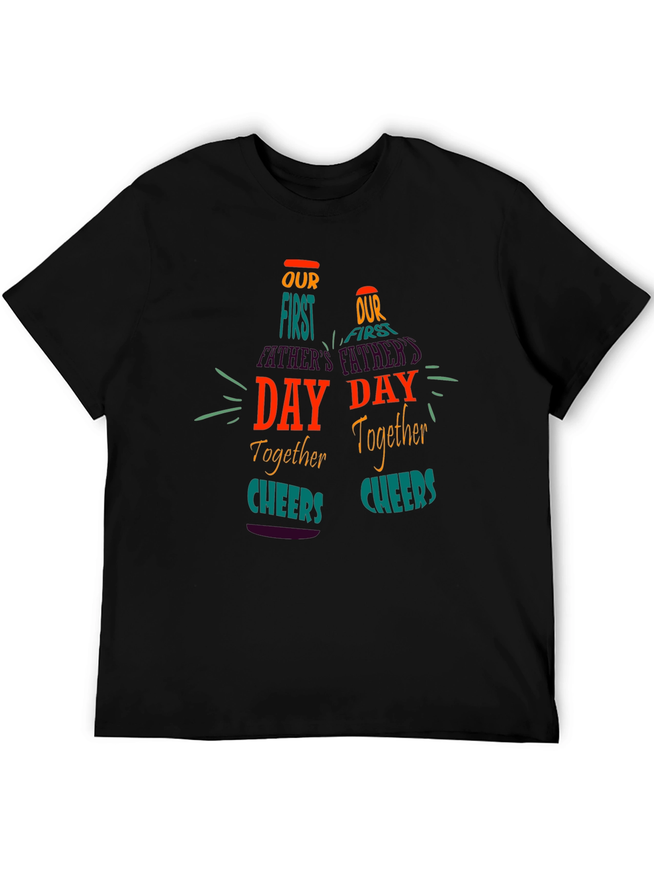 Our First Day Together T-Shirt | Black
