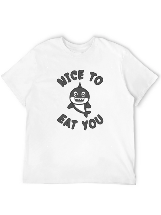 Nice to Eat You Shark Graphic T-Shirt