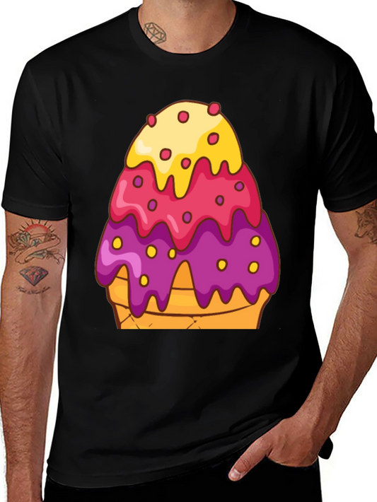 Ice Cream Cone Graphic T-Shirt