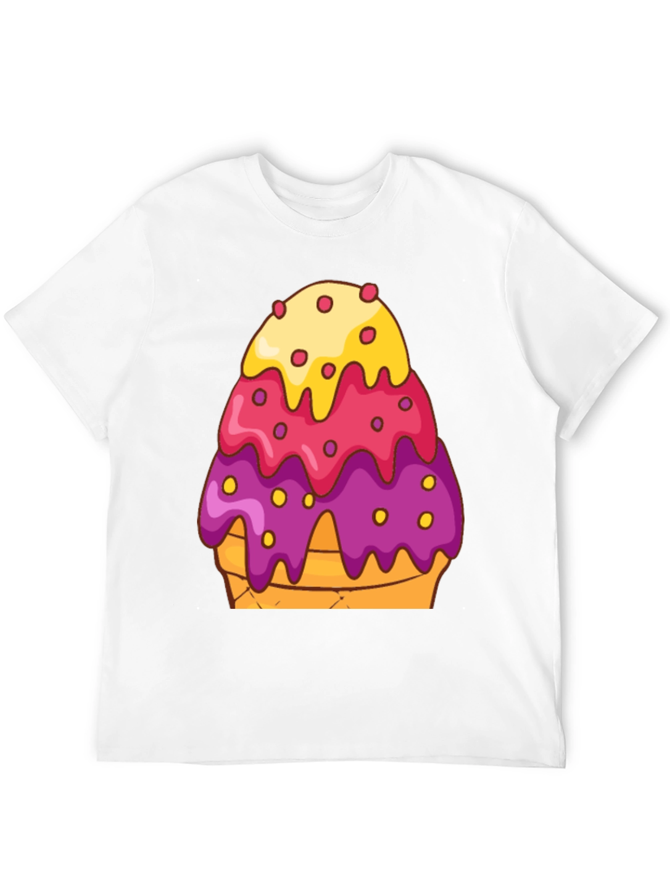 Ice Cream Cone Graphic T-Shirt