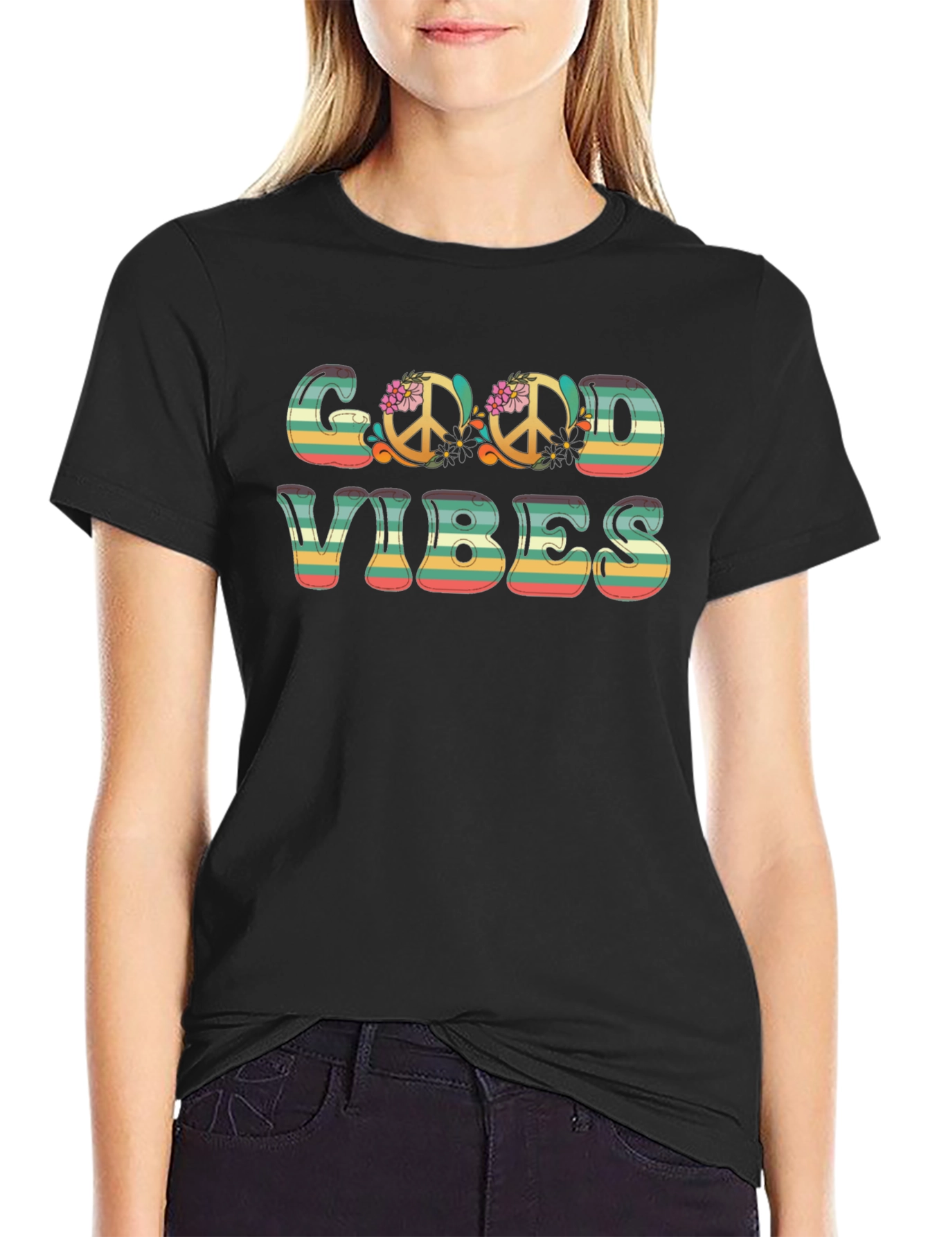 Good Vibes Retro T-Shirt