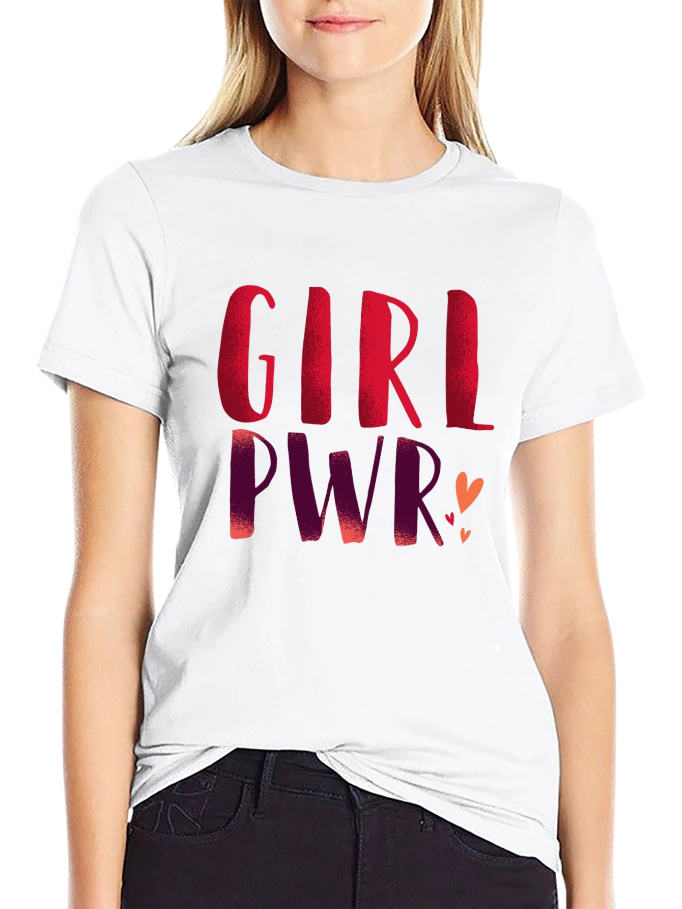 Girl Pwr Graphic Tee - Empowering Womens T-Shirt