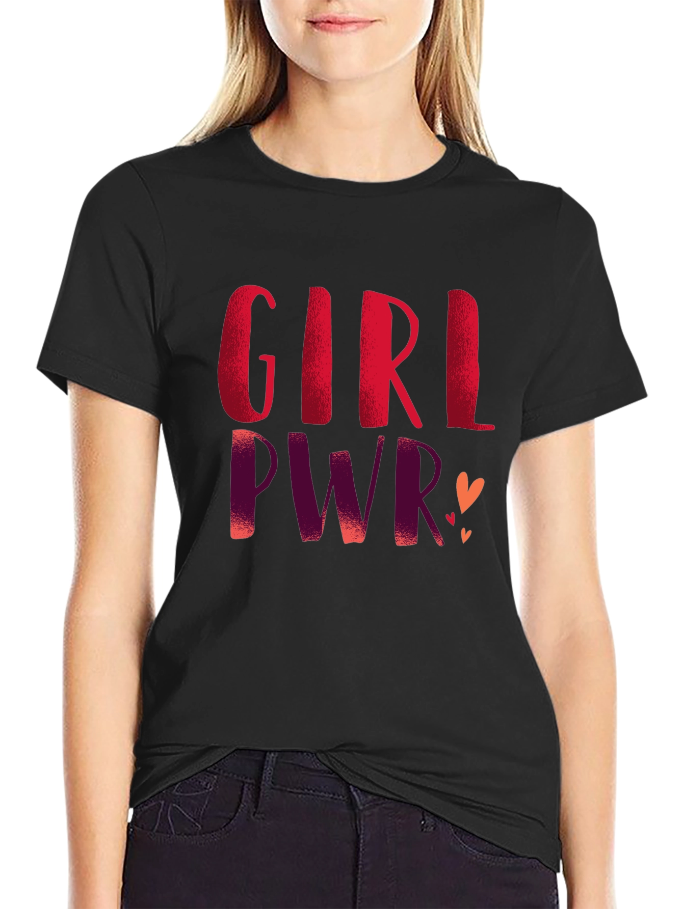 Girl Pwr Graphic Tee - Empowering Womens T-Shirt