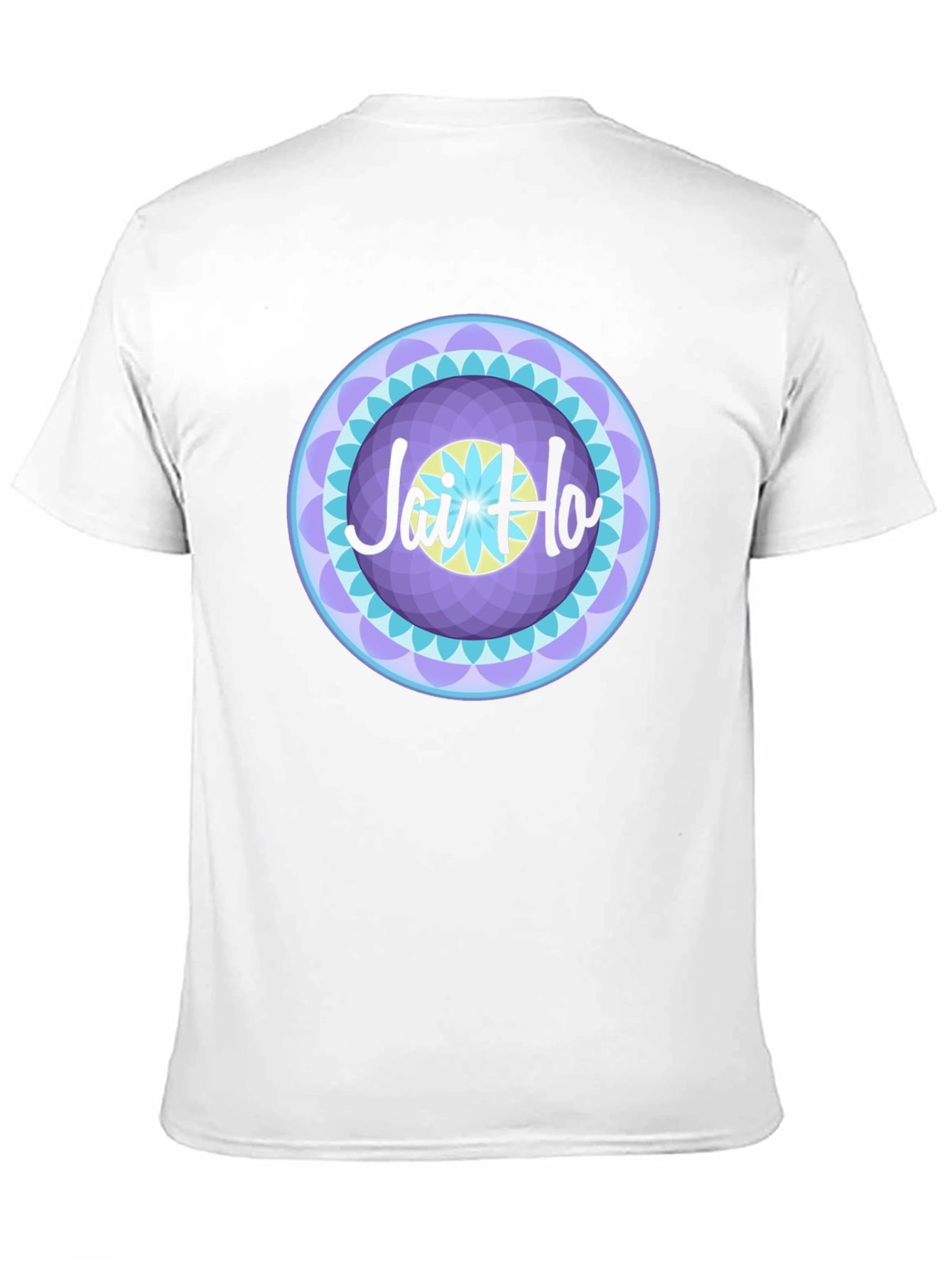 Jai Ho Graphic Tee - Vibrant Mandala Design