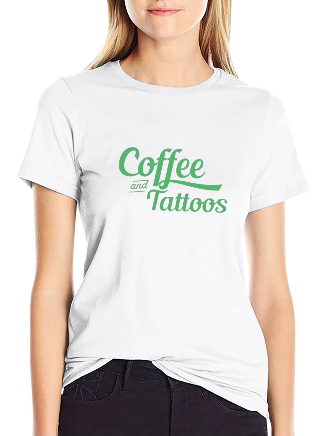 Coffee and Tattoos Graphic Tee - Cool Casual Style