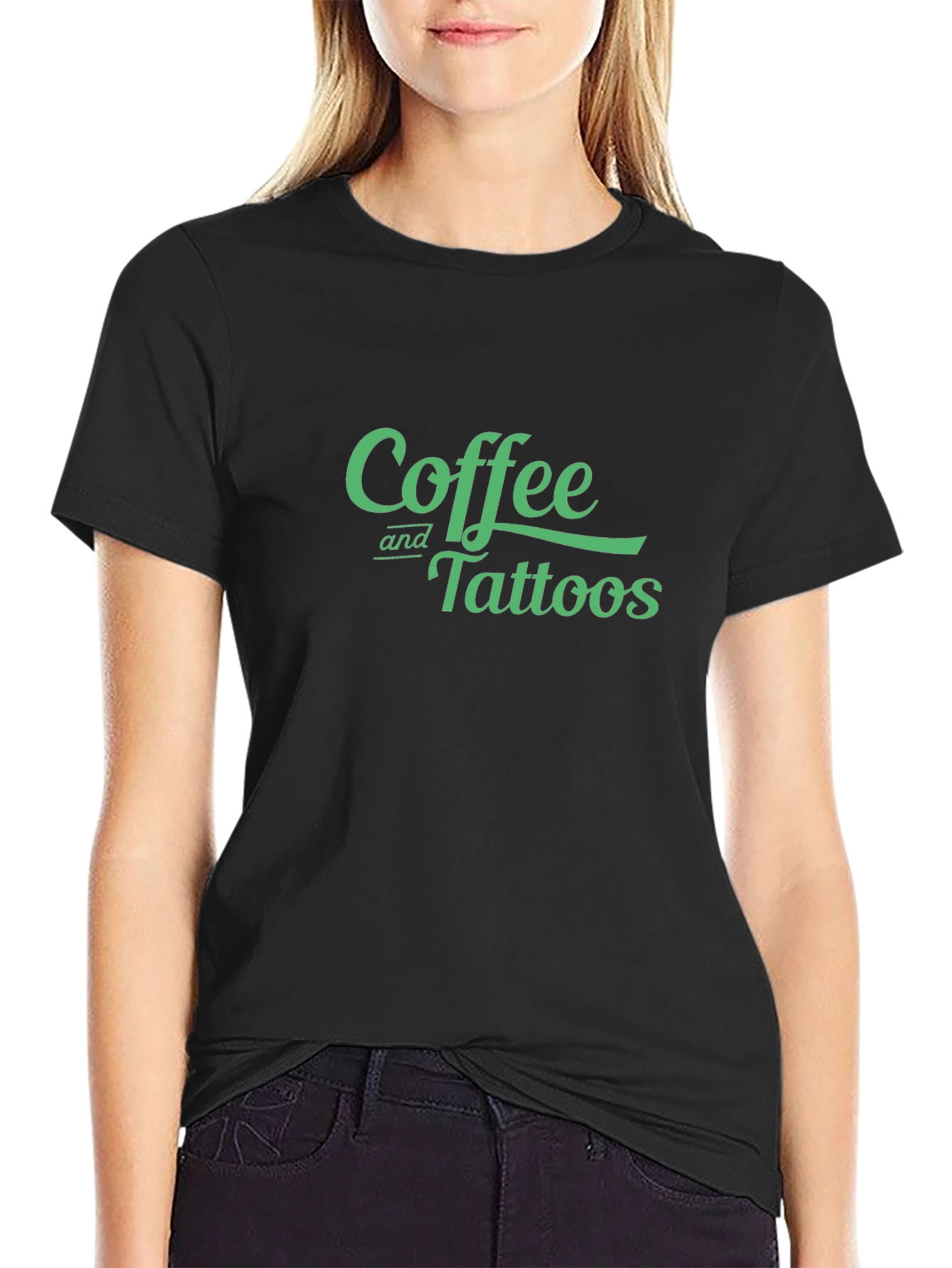 Coffee and Tattoos Graphic Tee - Cool Casual Style