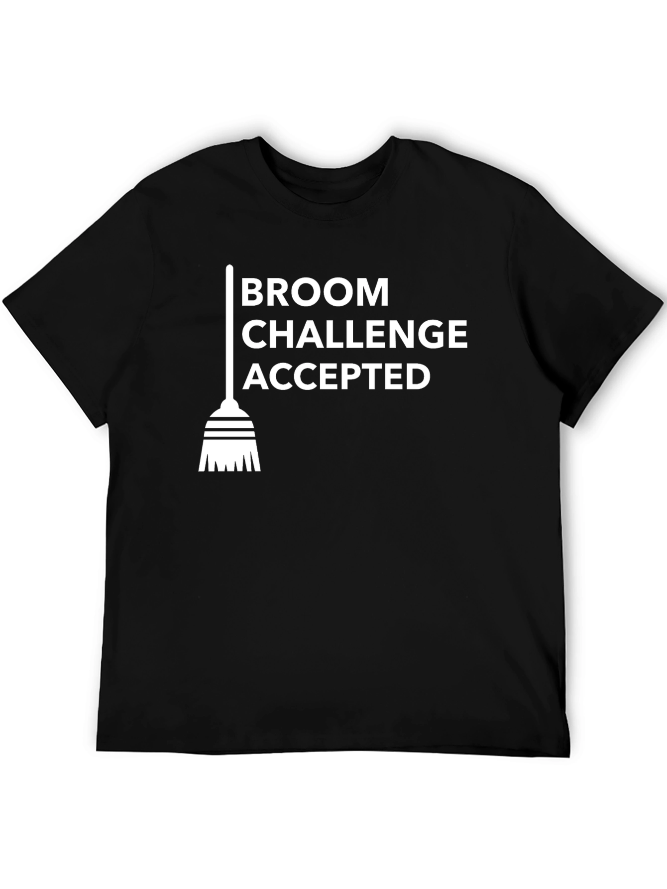 Broom Challenge Accepted Graphic Tee