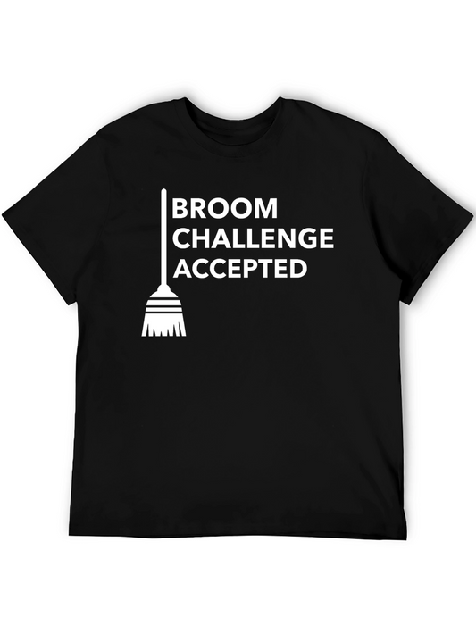 Broom Challenge Accepted Graphic Tee