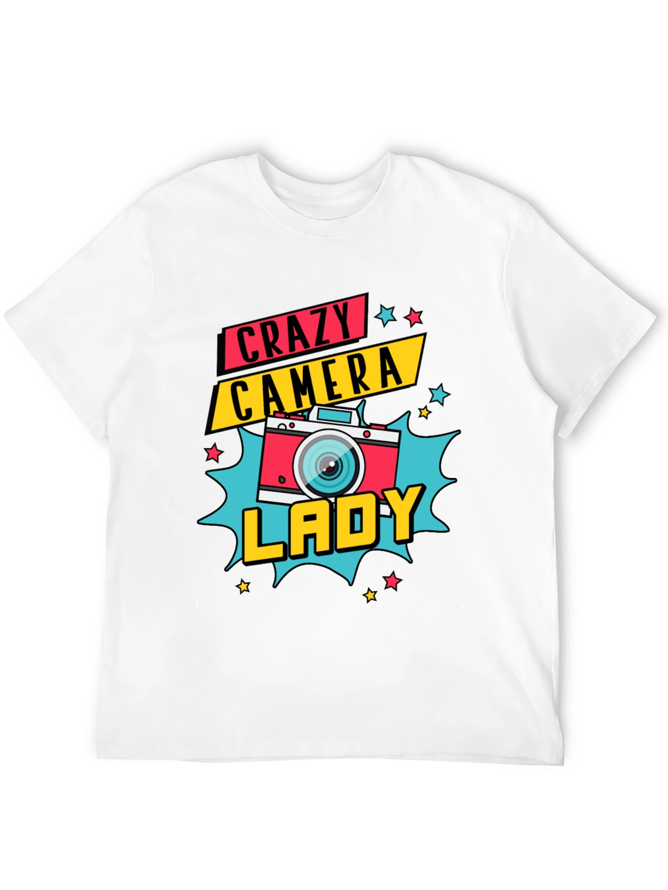 Crazy Camera Lady Graphic Tee