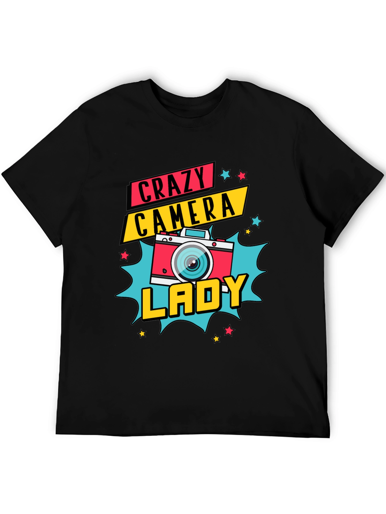 Crazy Camera Lady Graphic Tee