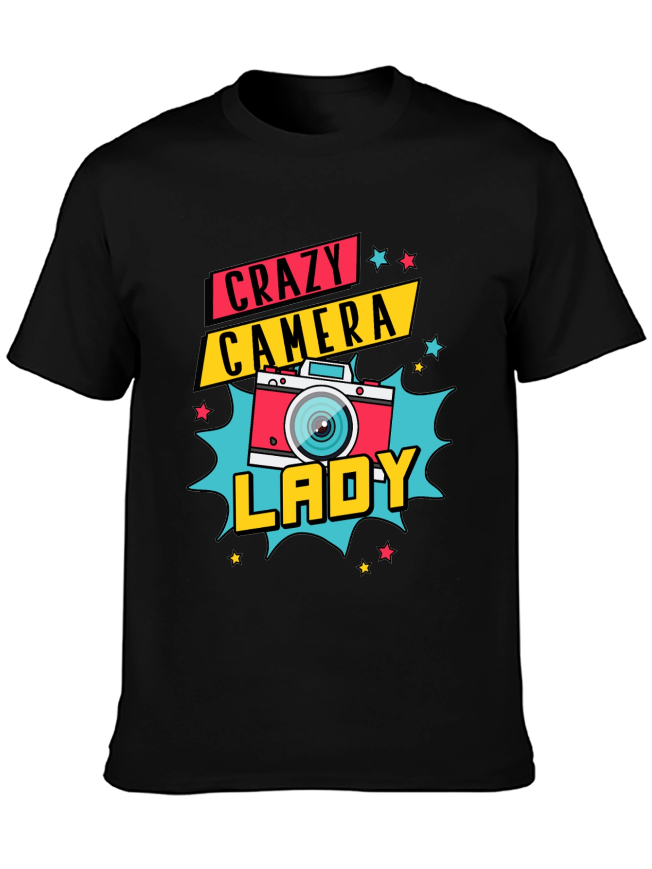 Crazy Camera Lady Graphic Tee