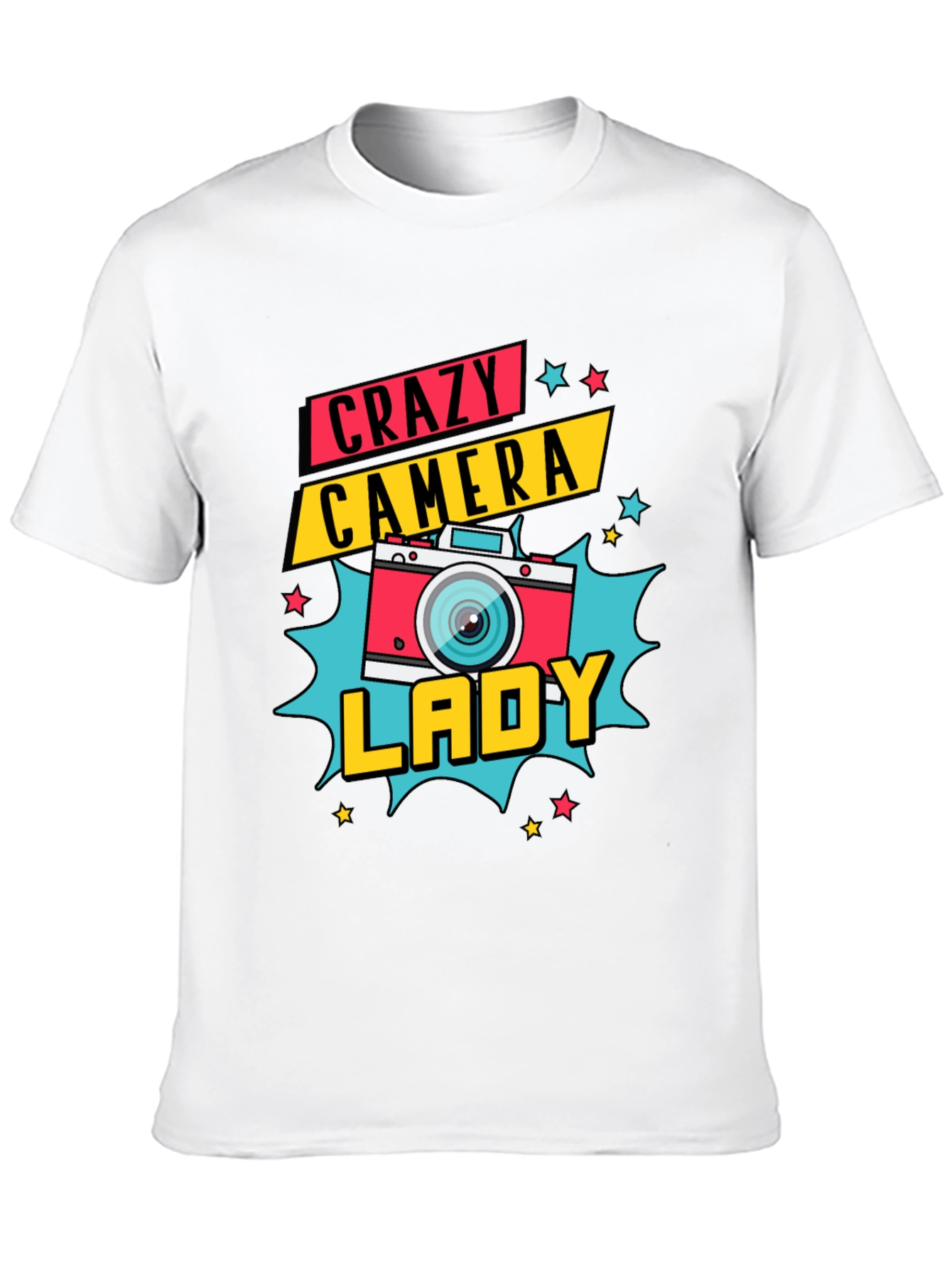 Crazy Camera Lady Graphic Tee