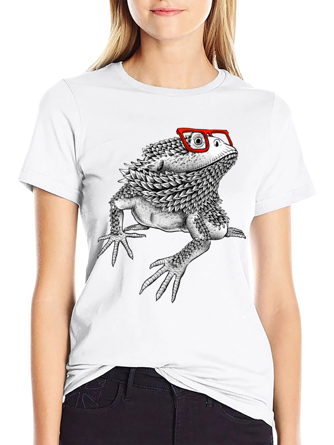 Bearded Dragon in Glasses T-Shirt