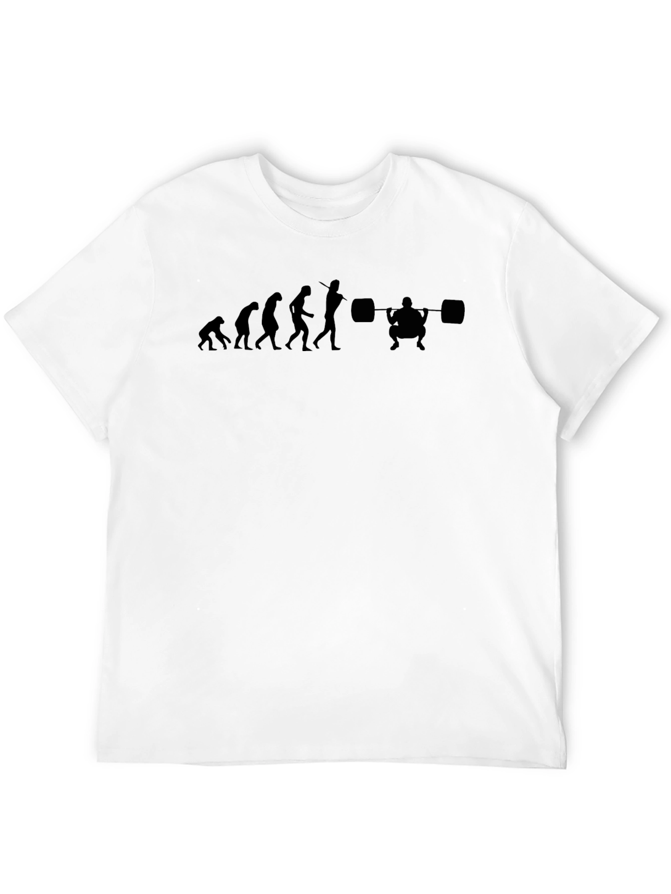 Evolution of Squat T-Shirt - Black