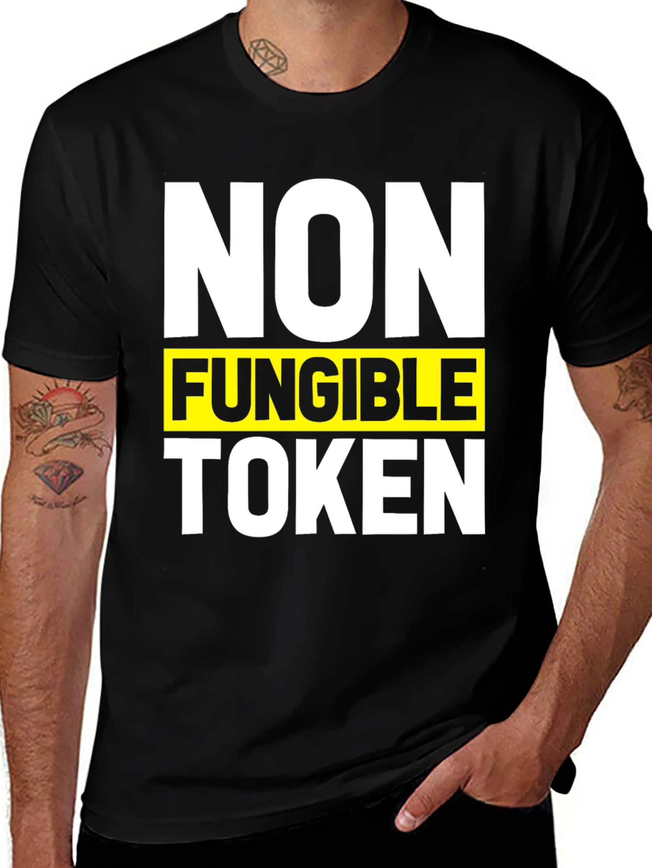 NFT Non-Fungible Token Crypto Black T-Shirt