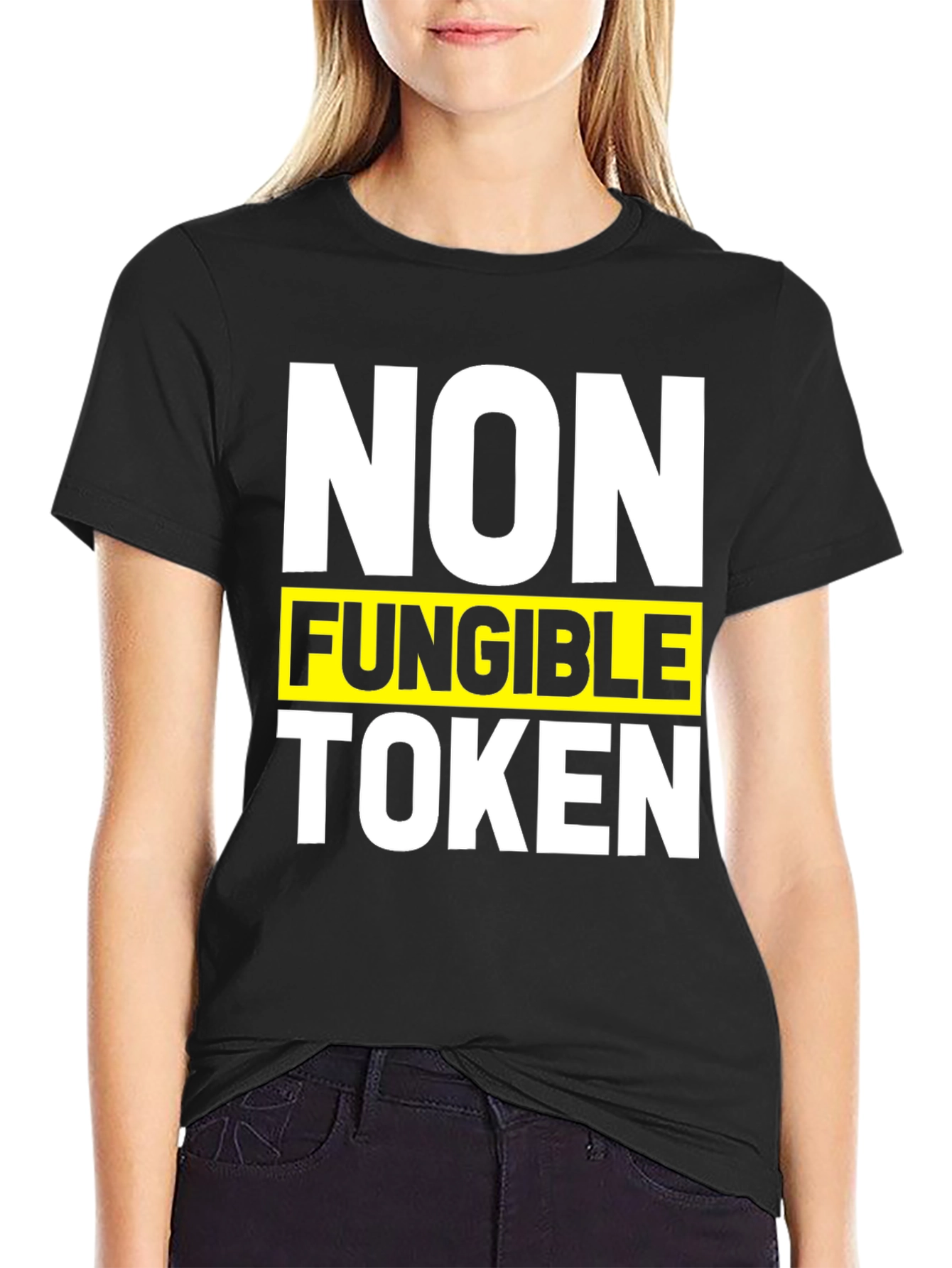 NFT Non-Fungible Token Crypto Black T-Shirt